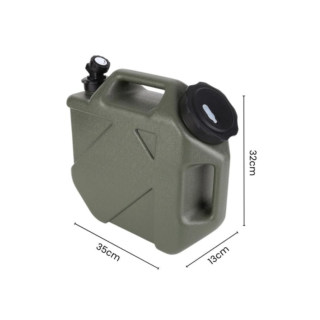 10 Litre Water Container - Portable Camping Water Tank with Faucet