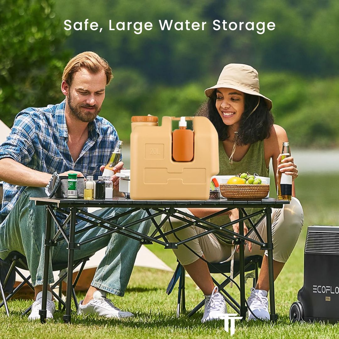 20L Water Container - Camping Portable Drinking Water Storage Tank