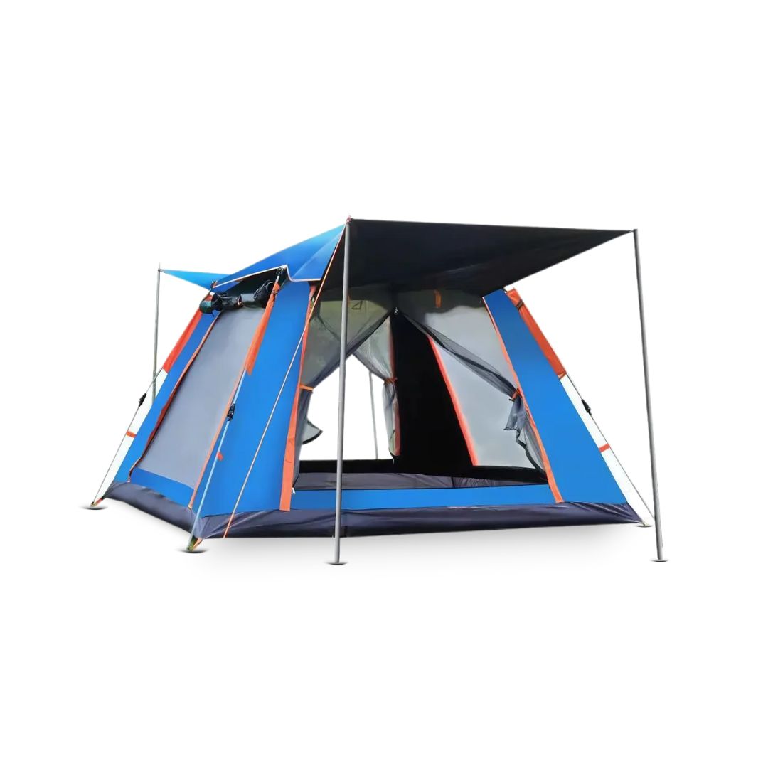 4 Person Tent - Waterproof Camping Tent for Family, Portable 3-Season Outdoor Shelter