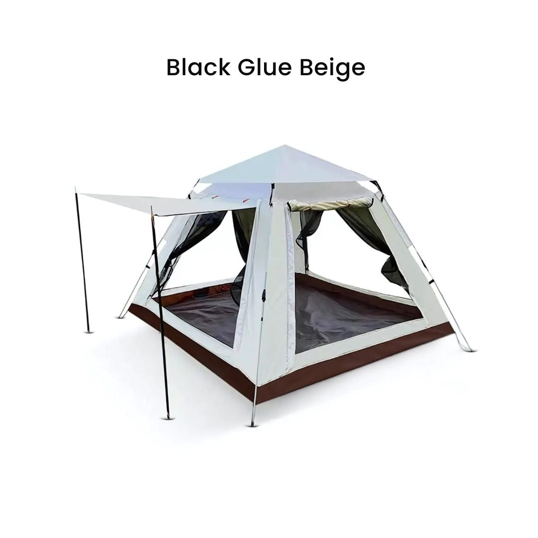 4 Person Tent - Waterproof Camping Tent for Family, Portable 3-Season Outdoor Shelter
