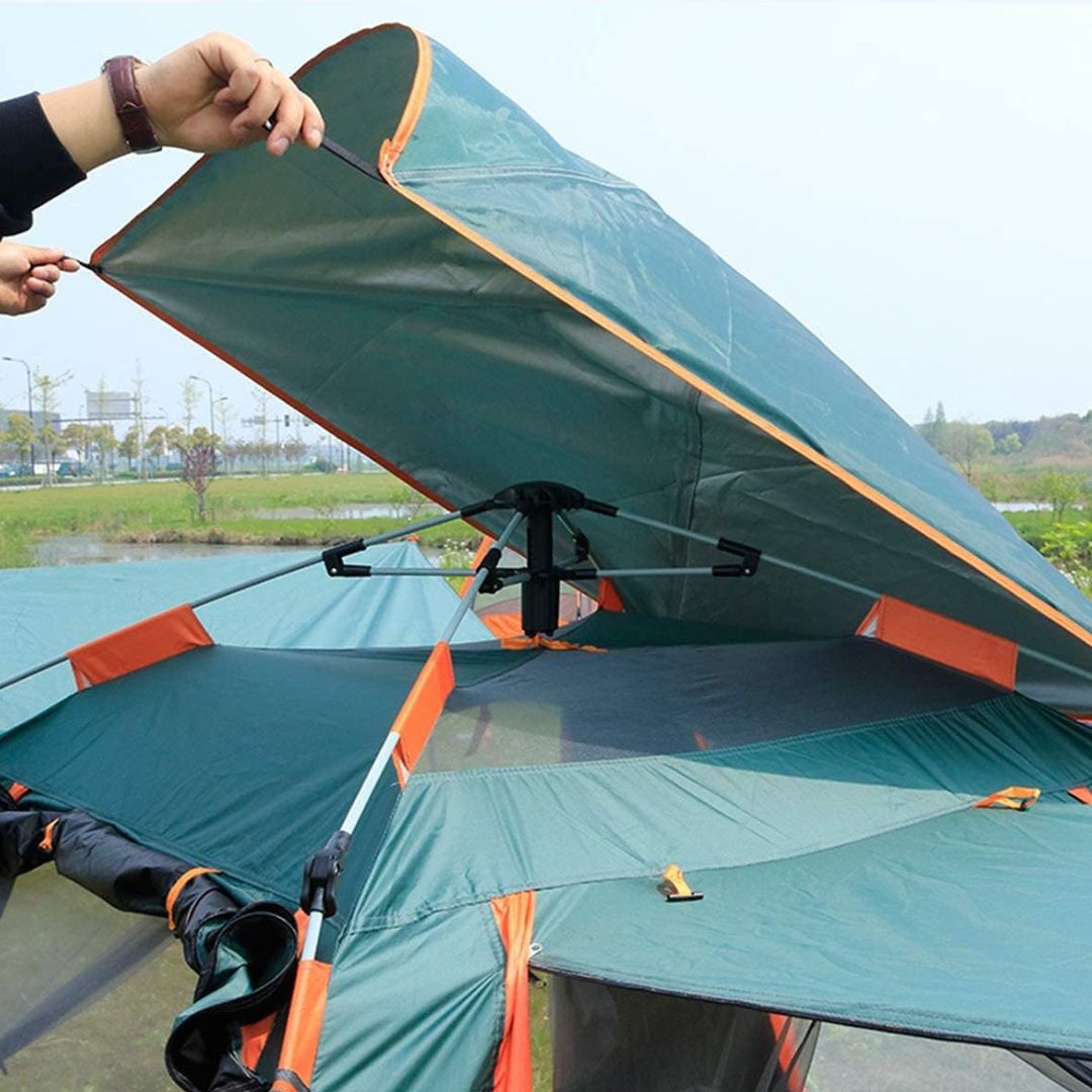4 Person Tent - Waterproof Camping Tent for Family, Portable 3-Season Outdoor Shelter