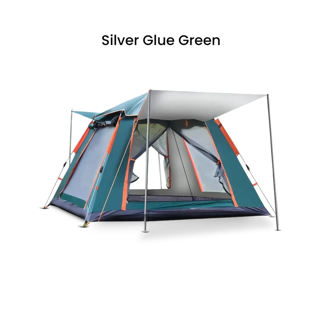 4 Person Tent - Waterproof Camping Tent for Family, Portable 3-Season Outdoor Shelter