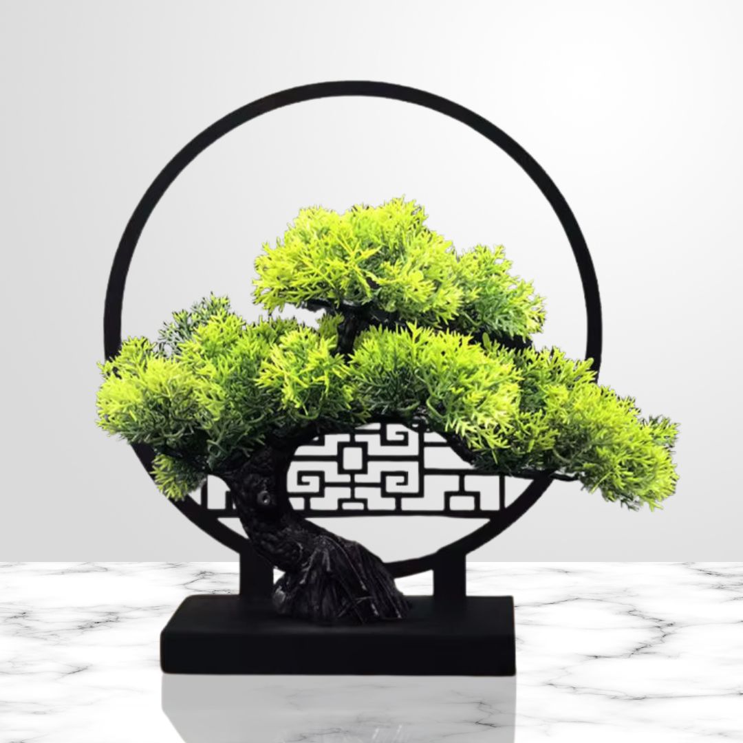 Artificial Bonsai Plants – Fake Pine Tree for Home Decoration, Small Bonsai for Desk or Hallway