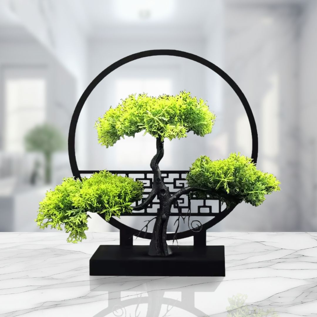 Artificial Bonsai Plants – Fake Pine Tree for Home Decoration, Small Bonsai for Desk or Hallway