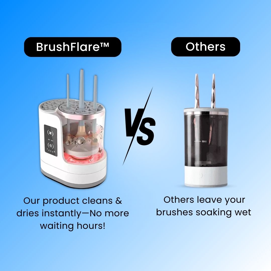 BrushFlare™ - Electric Brush Cleaner