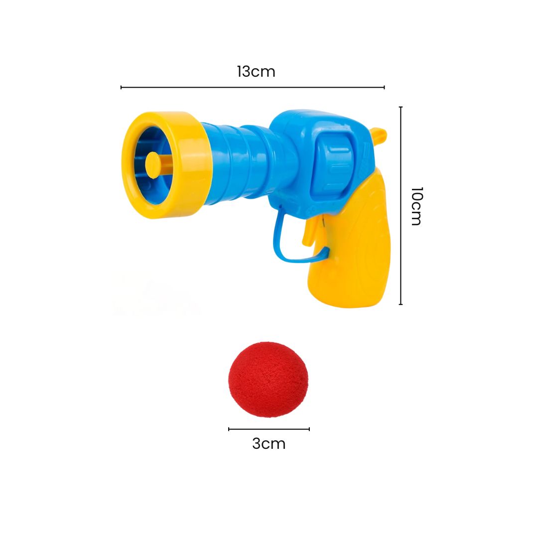 Cat Ball Toy - Funny Cat Interactive Gun Training Toy with Plush Ball Game