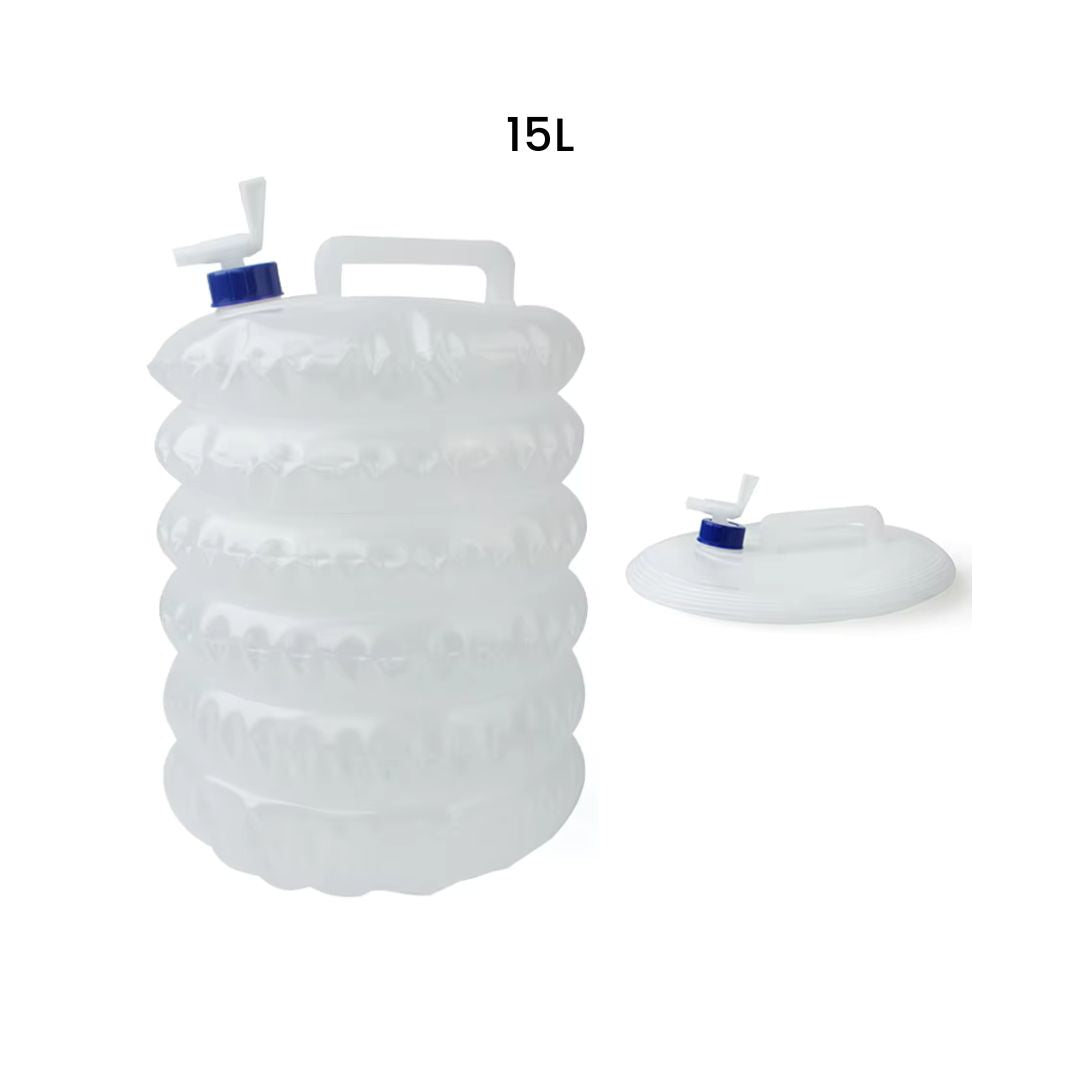 Collapsible Water Container - Foldable Outdoor Camping Water Carrier