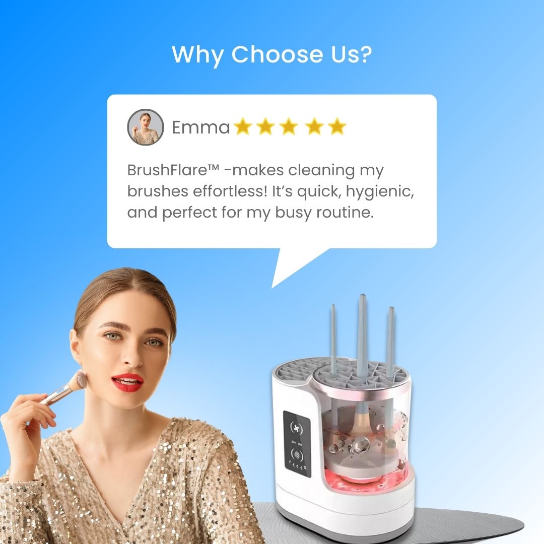 BrushFlare™ - Electric Brush Cleaner