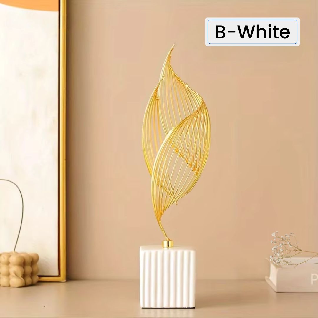 Abstract Sculpture – Nordic Ceramic Luxury Decor for Modern Living Spaces, Offices, and Table Centerpieces