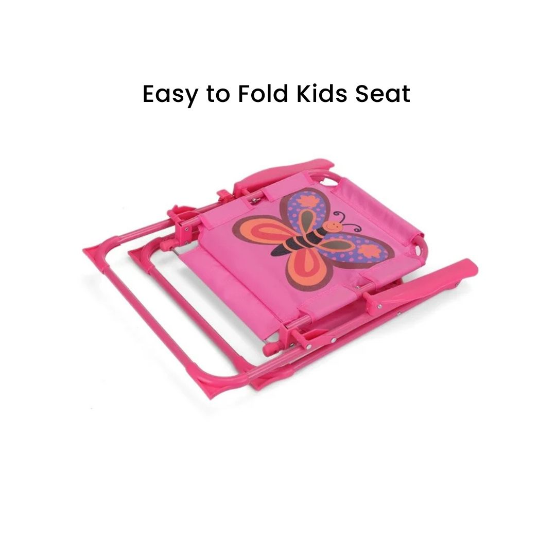 Kids Camping Chair - Portable Foldable Kids Chair for Children’s Outdoor Seating, Picnic and Travel
