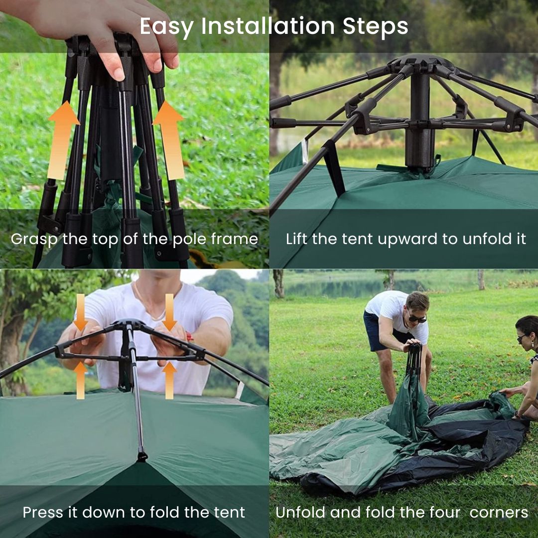 Instant Up Tent – Easy Pop-Up Camping Tent for One or Two Persons