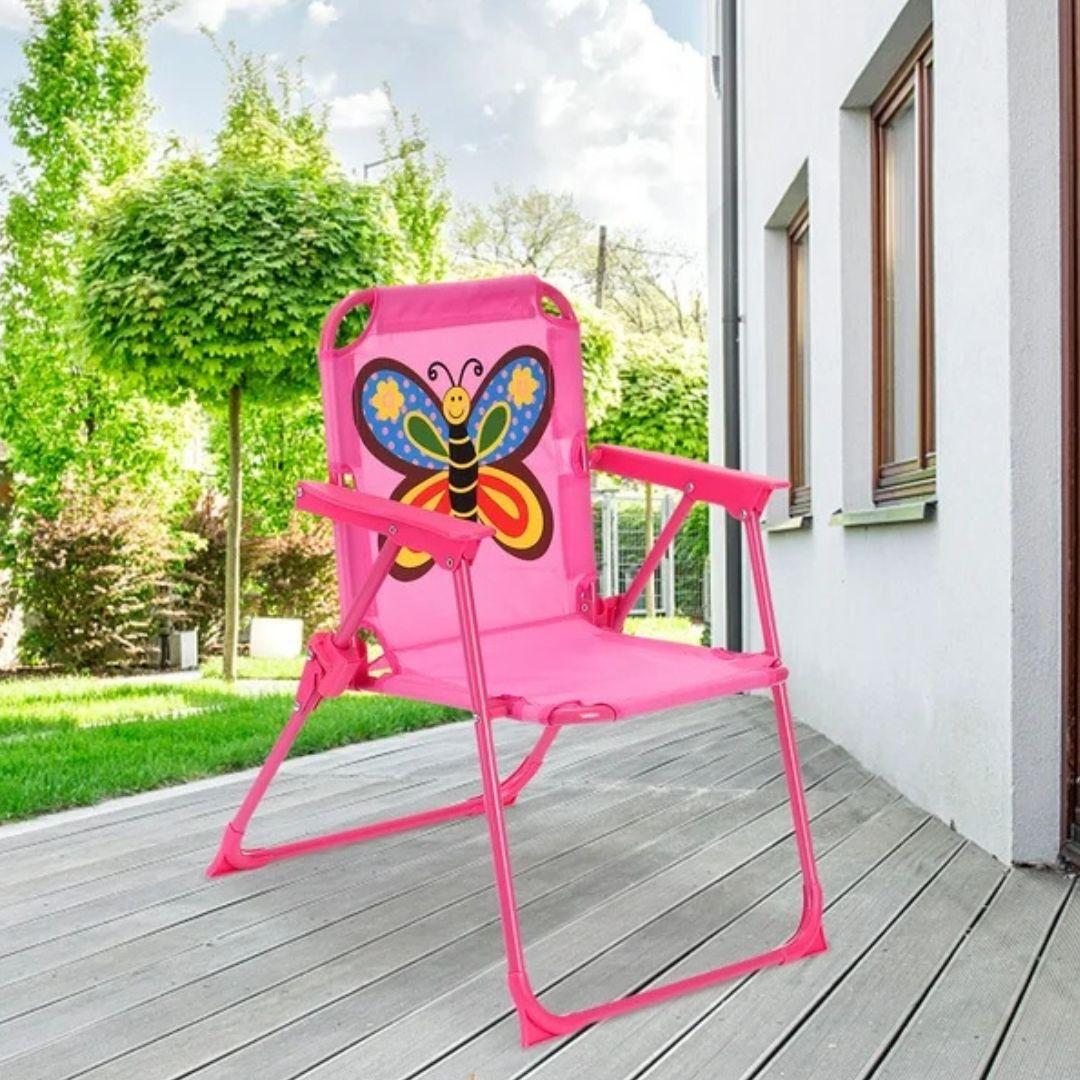 Kids Camping Chair - Portable Foldable Kids Chair for Children’s Outdoor Seating, Picnic and Travel