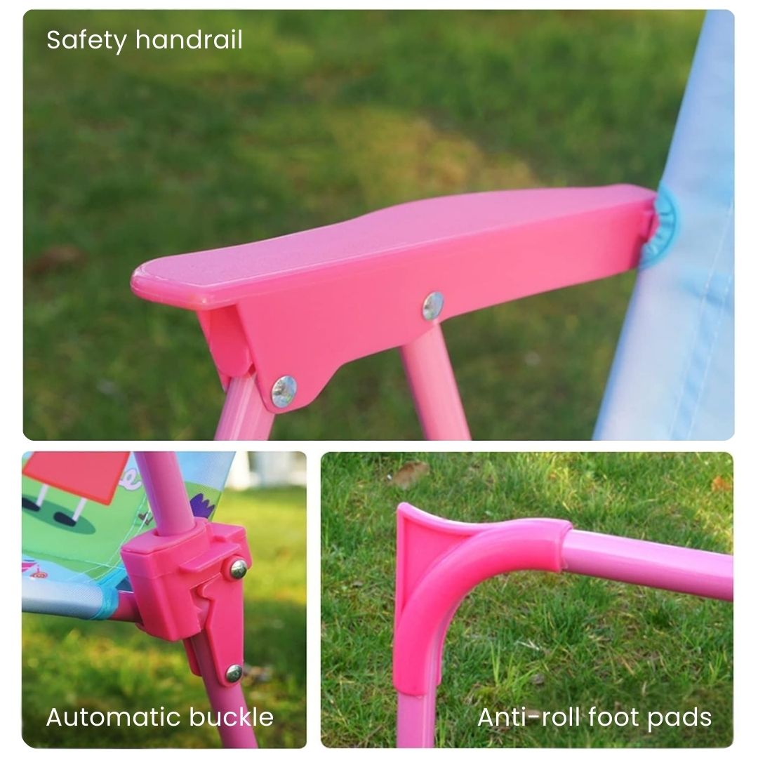 Kids Camping Chair - Portable Foldable Kids Chair for Children’s Outdoor Seating, Picnic and Travel