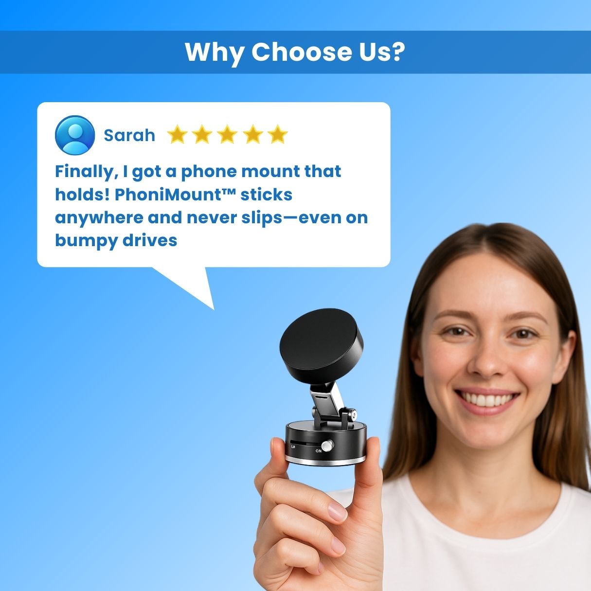 PhoniMount™ - Universal Suction Phone Holder