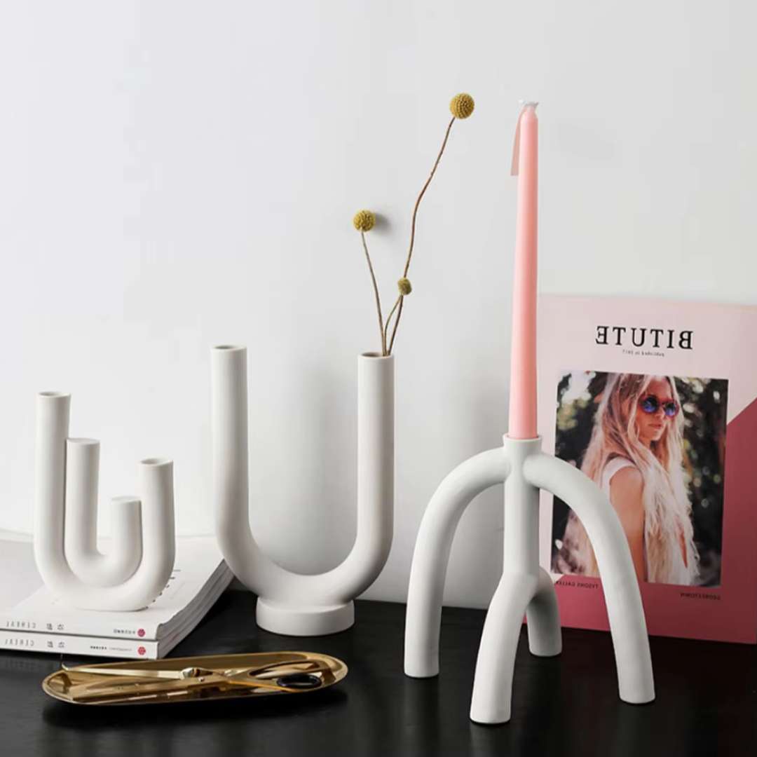 Pillar Candle Sticks – Stylish Candle Holders, Flower Vases, Home Decor & Centerpieces