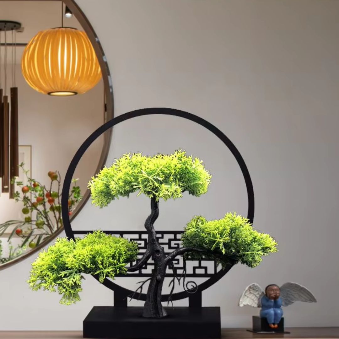 Artificial Bonsai Plants – Fake Pine Tree for Home Decoration, Small Bonsai for Desk or Hallway