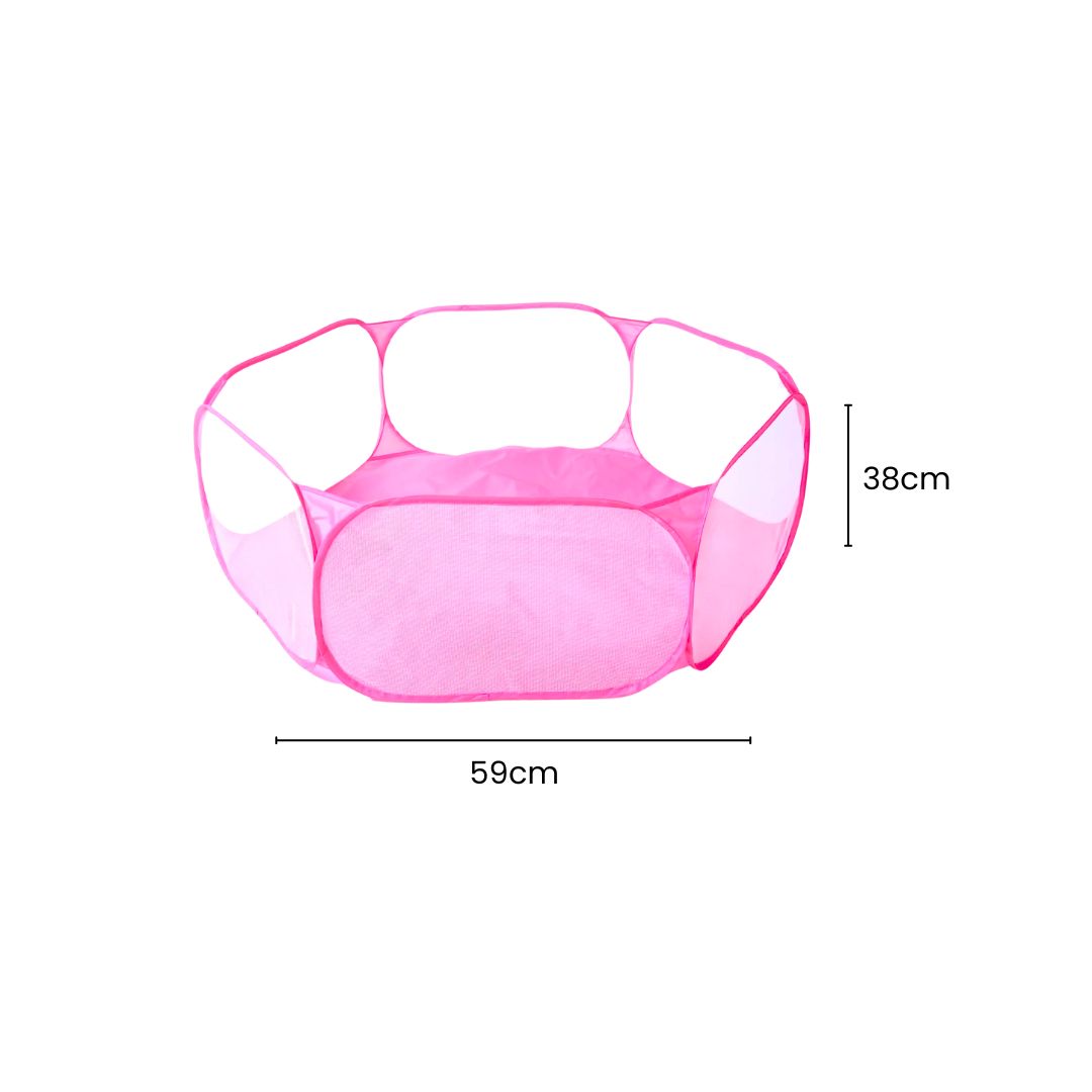 Pet Cage - Small Foldable Pet Fence, Portable Animal Cage for Indoor and Outdoor Use