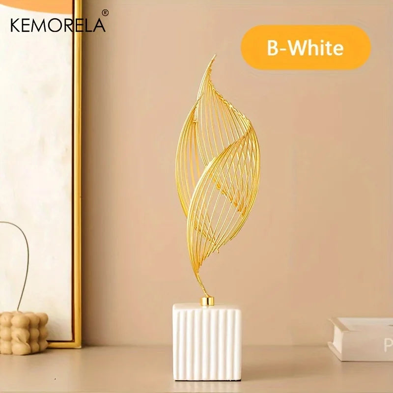 Abstract Sculpture – Nordic Ceramic Luxury Decor for Modern Living Spaces, Offices, and Table Centerpieces
