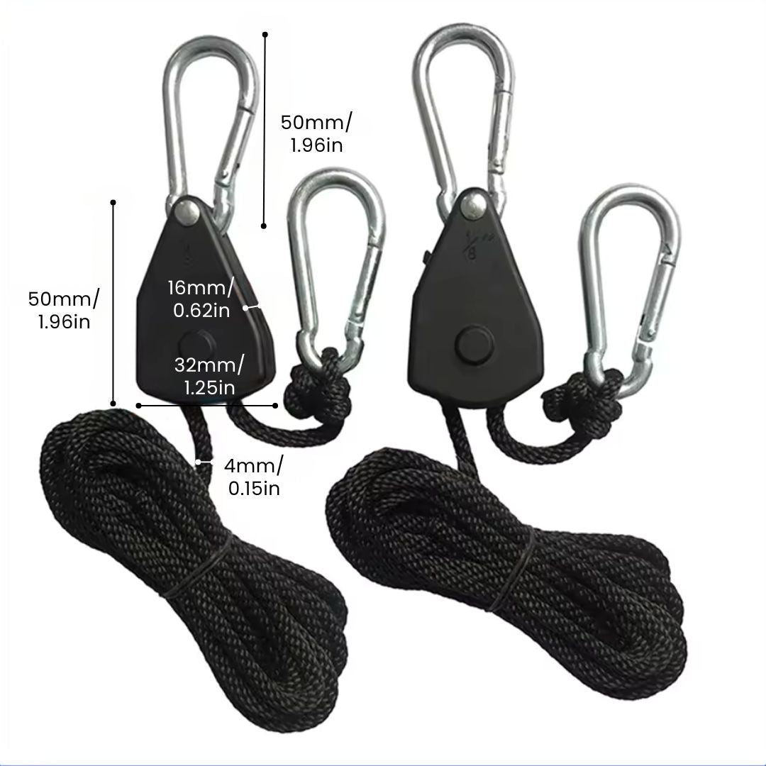 Tent Rope - Adjustable Lifting Rope Tie Down Strap and Camping Supplies