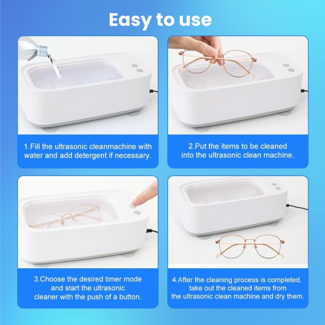 GemCleanse™ Ultrasonic Cleaner
