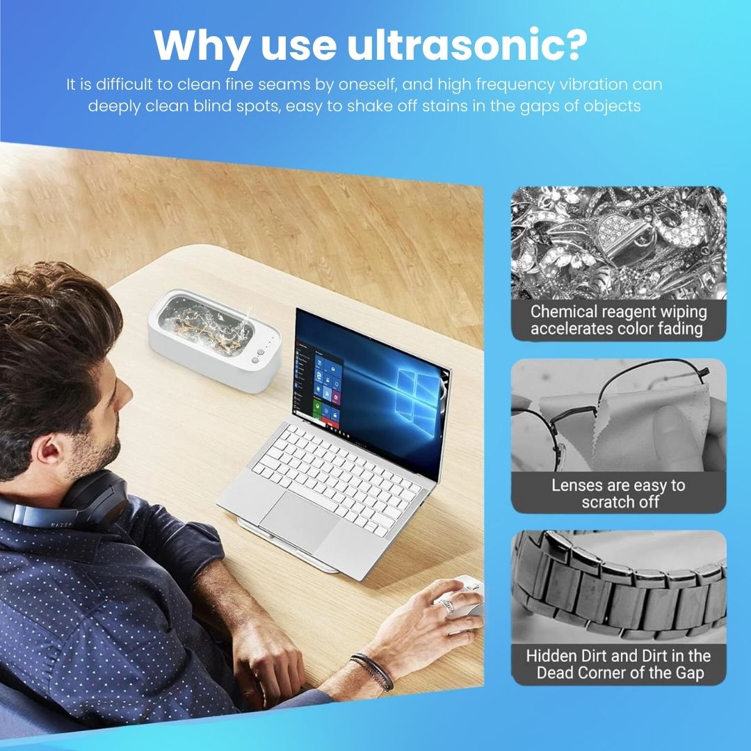 GemCleanse™ Ultrasonic Cleaner
