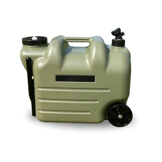 Wheeled Water Container - 28L Portable Self-Contained Storage for Camping