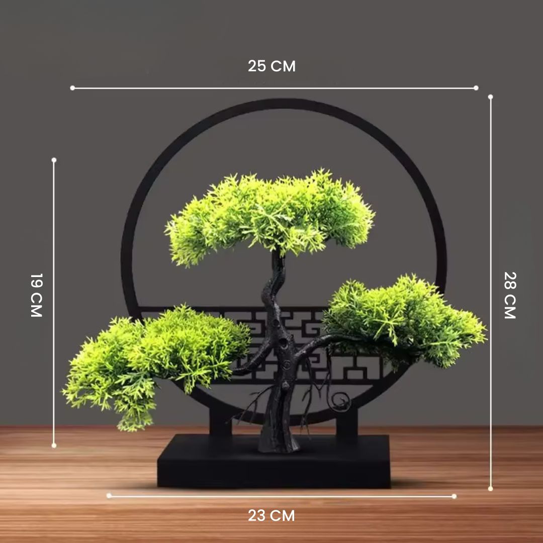 Artificial Bonsai Plants – Fake Pine Tree for Home Decoration, Small Bonsai for Desk or Hallway
