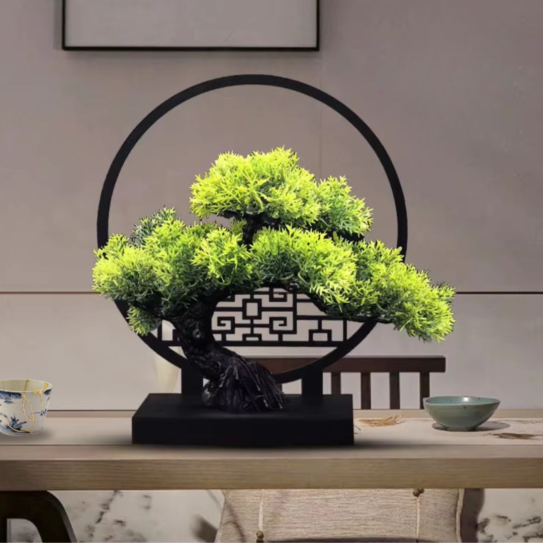 Artificial Bonsai Plants – Fake Pine Tree for Home Decoration, Small Bonsai for Desk or Hallway