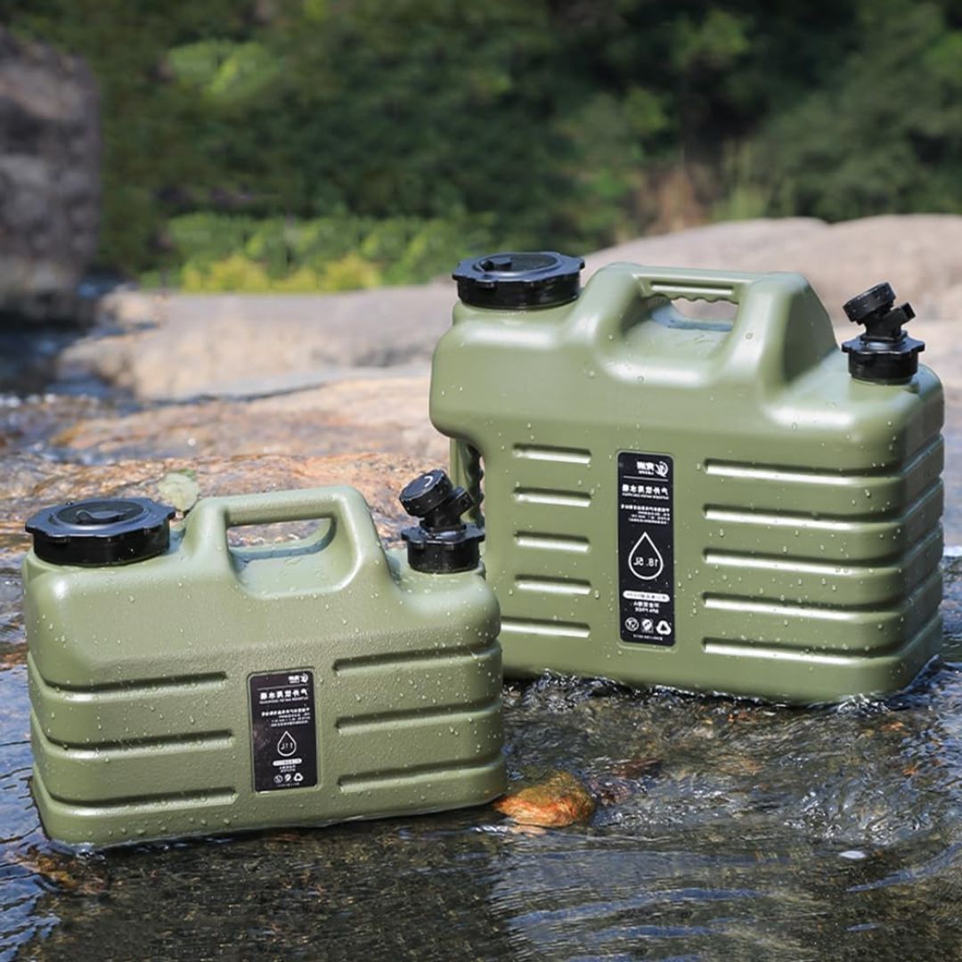 Camping Water Tank - Portable 11/12/19L BPA Free Water Container with Tap Hose
