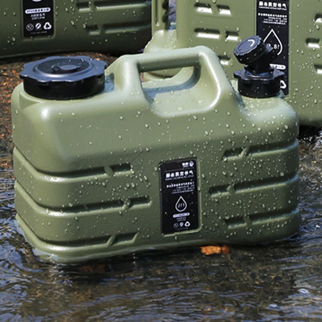 Camping Water Tank - Portable 11/12/19L BPA Free Water Container with Tap Hose