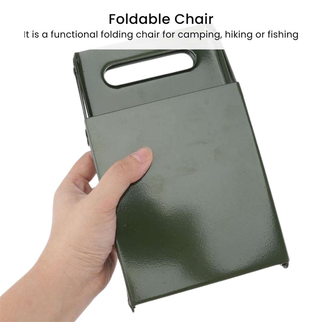 Foldable Camping Stool - Portable Folding Camping Chair for Hiking, Camping, and Outdoor Adventures