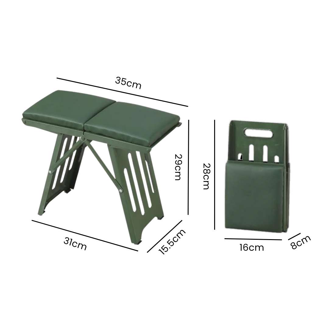 Foldable Camping Stool - Portable Folding Camping Chair for Hiking, Camping, and Outdoor Adventures