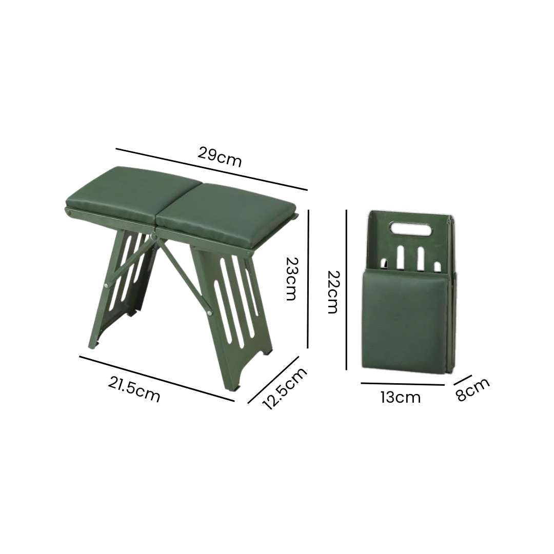 Foldable Camping Stool - Portable Folding Camping Chair for Hiking, Camping, and Outdoor Adventures