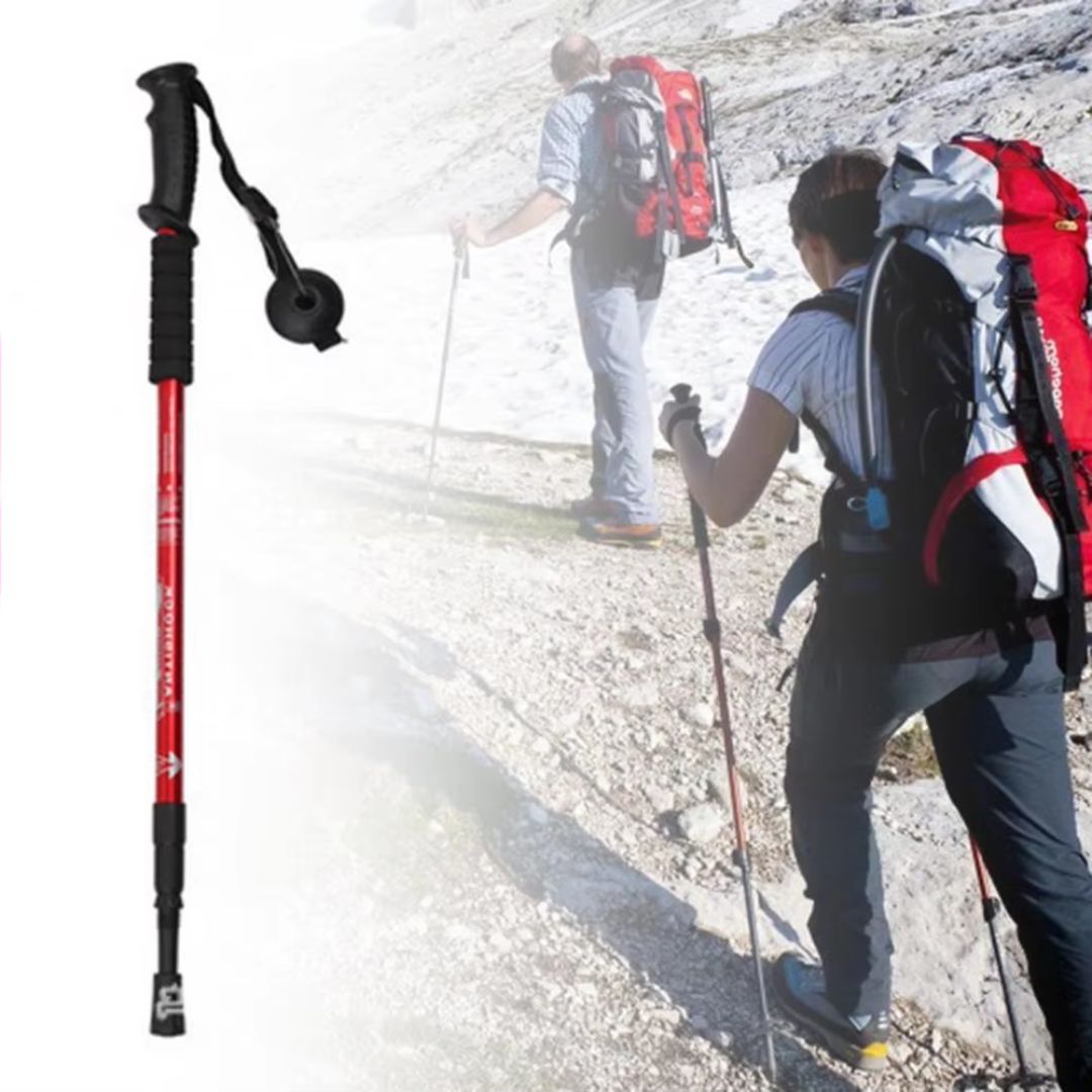 Trekking Poles - Adjustable Hiking Stick for Walking & Running