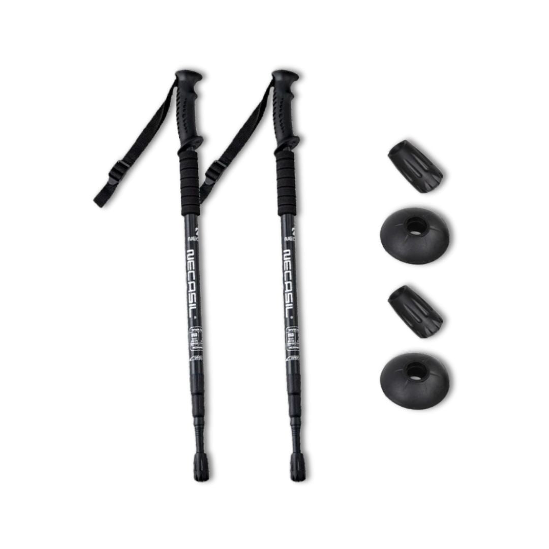 Trekking Poles - Adjustable Hiking Stick for Walking & Running