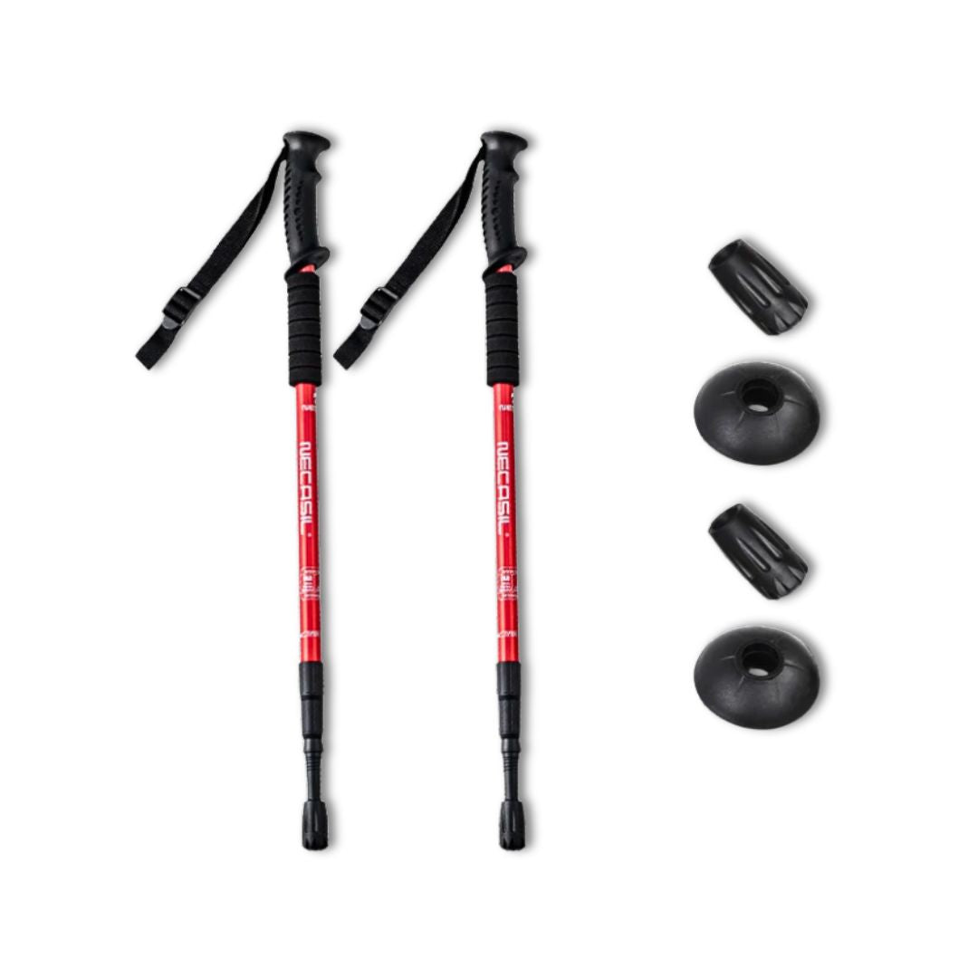 Trekking Poles - Adjustable Hiking Stick for Walking & Running