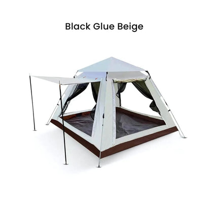 4 Person Tent - Waterproof Camping Tent for Family, Portable 3-Season Outdoor Shelter
