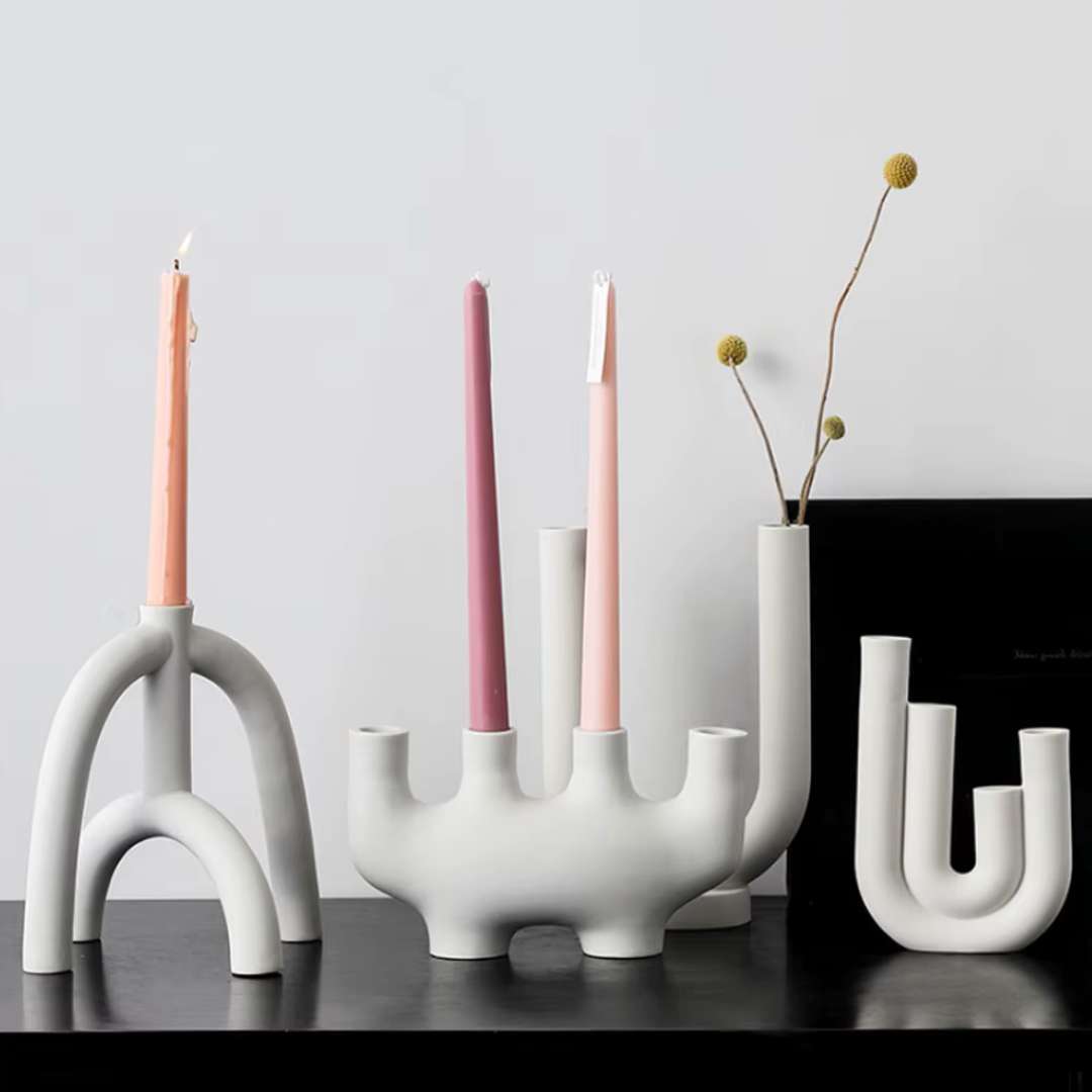 Pillar Candle Sticks – Stylish Candle Holders, Flower Vases, Home Decor & Centerpieces