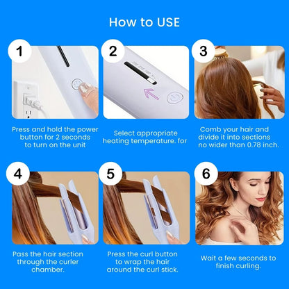 CurlEase™ - Automatic Hair Curler