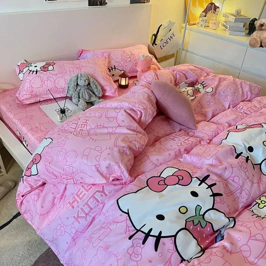 Hello kitty bedding comforter for kids