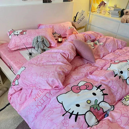 Hello kitty bedding comforter for kids