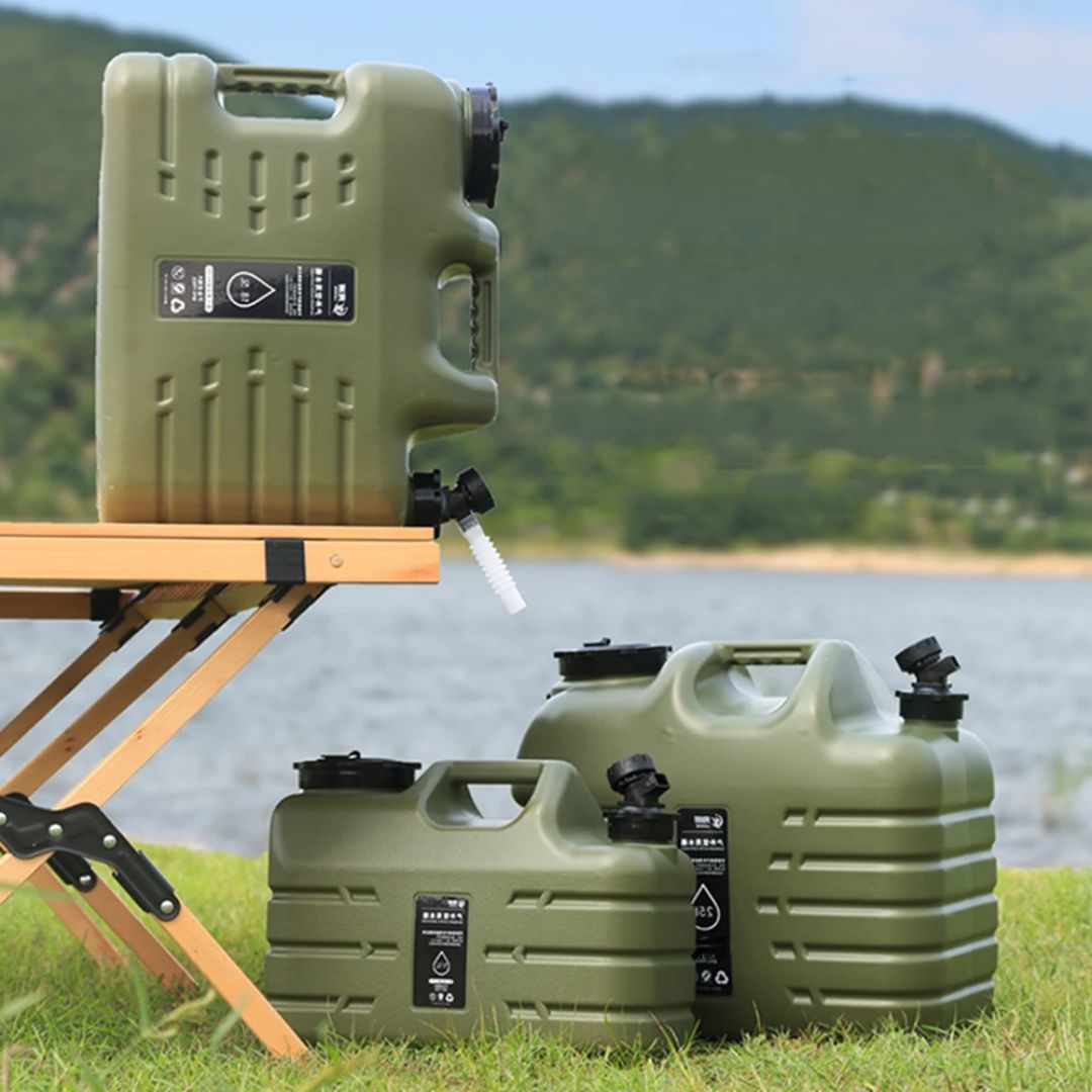 Camping Water Tank - Portable 11/12/19L BPA Free Water Container with Tap Hose