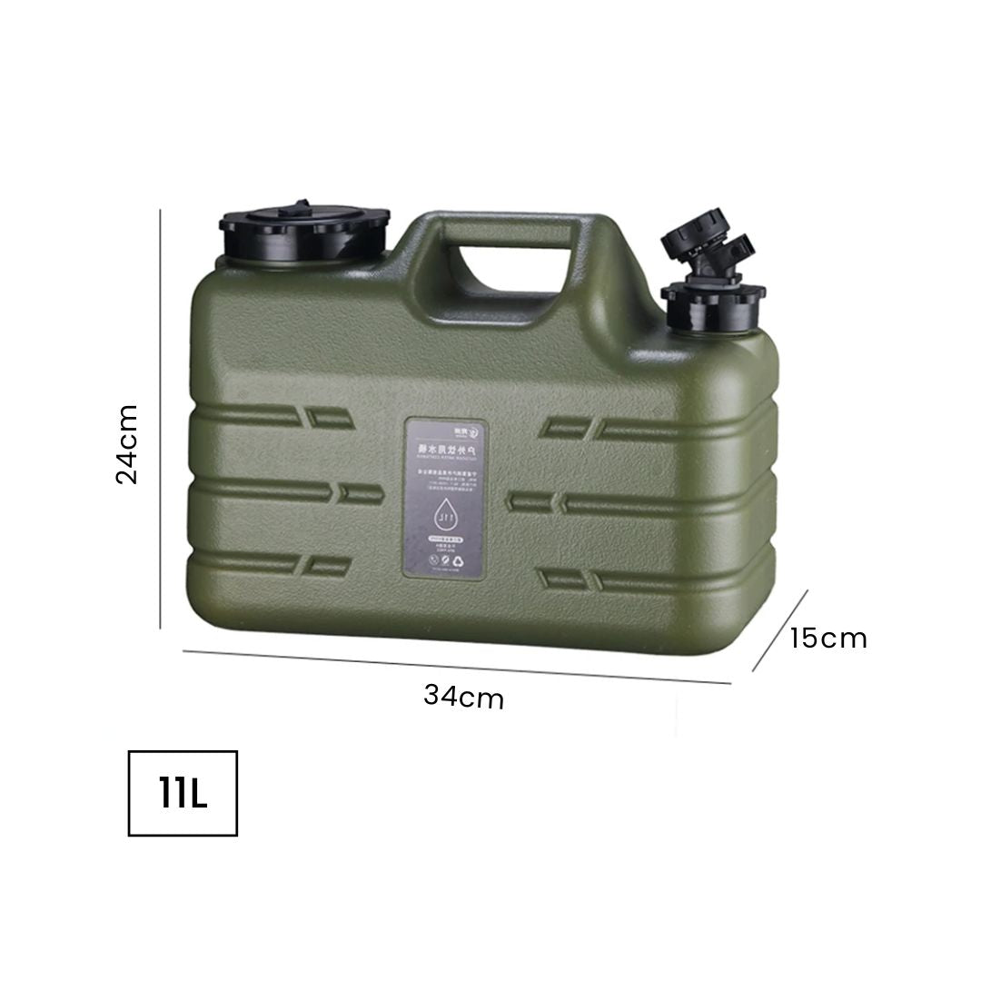 Camping Water Tank - Portable 11/12/19L BPA Free Water Container with Tap Hose