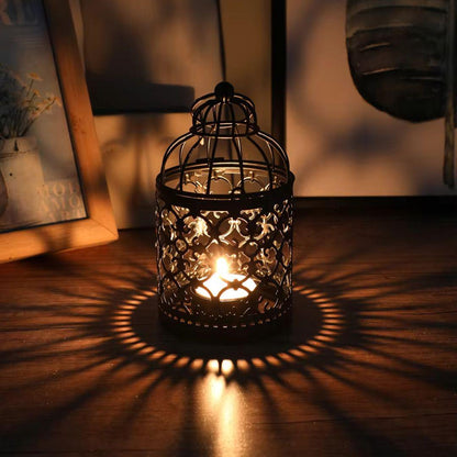 lantern candle holder​ with charm